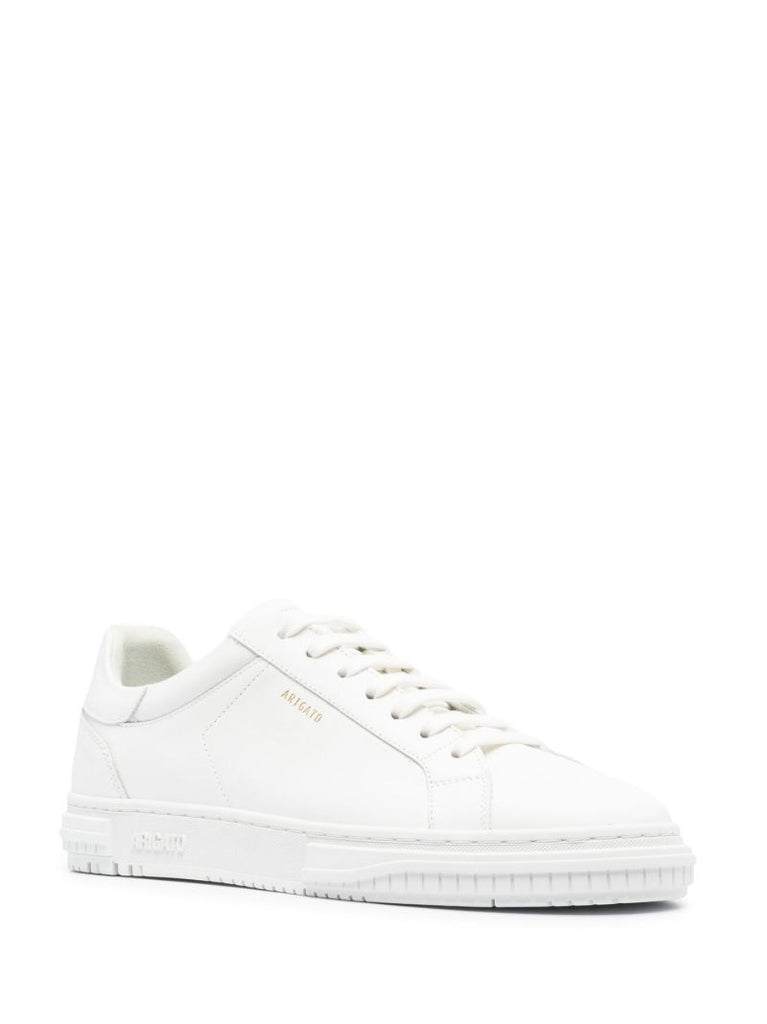 White Atlas Low-top Leather Sneakers