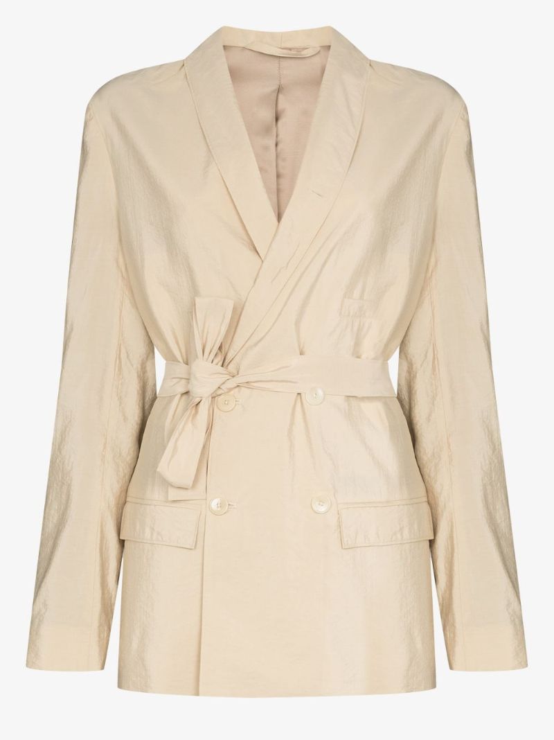 Belted Double-breasted Jacket