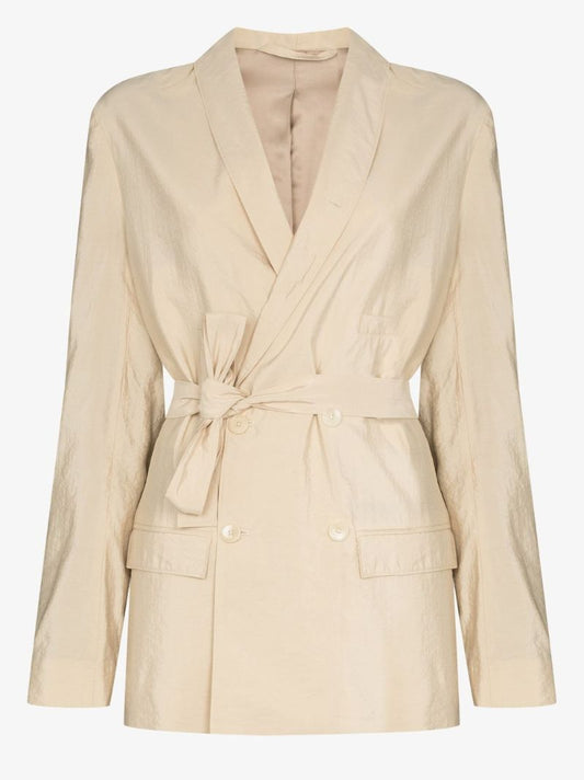 Belted Double-breasted Jacket
