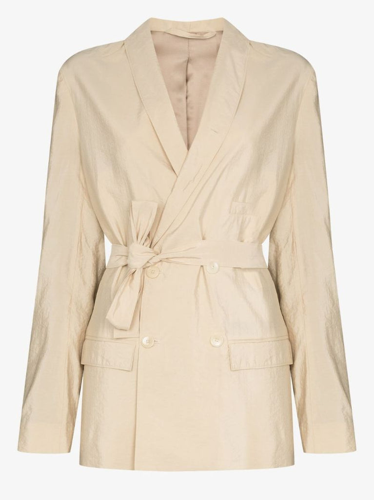 Belted Double-breasted Jacket