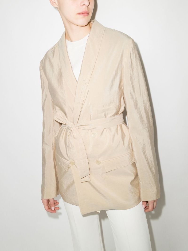 Belted Double-breasted Jacket