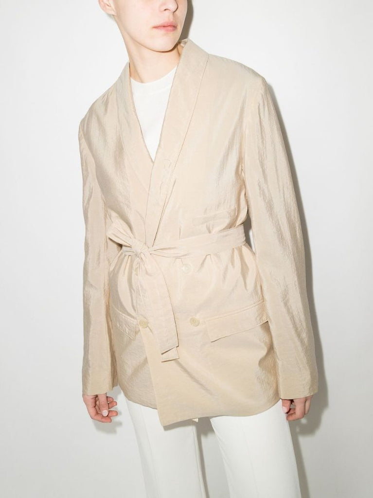 Belted Double-breasted Jacket