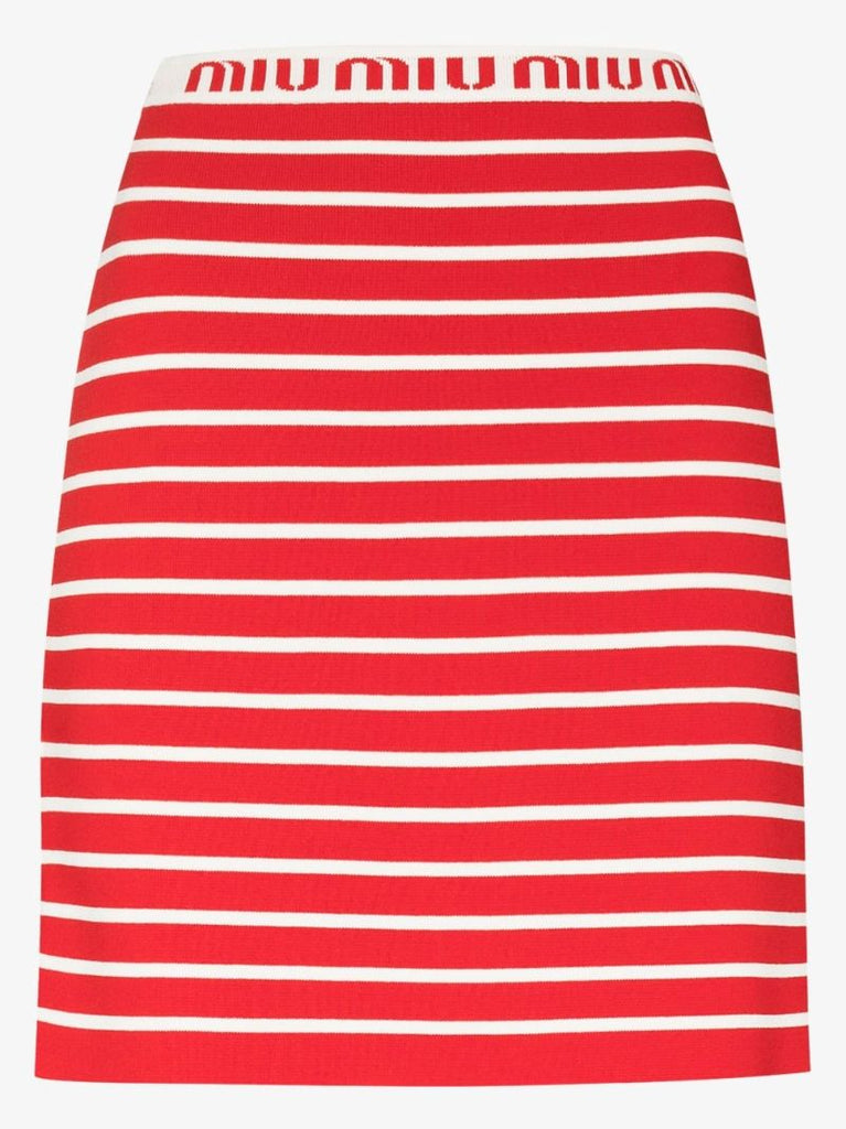 Striped Mini Skirt