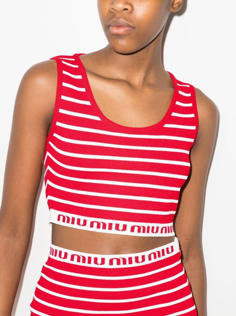 Striped Crop Top