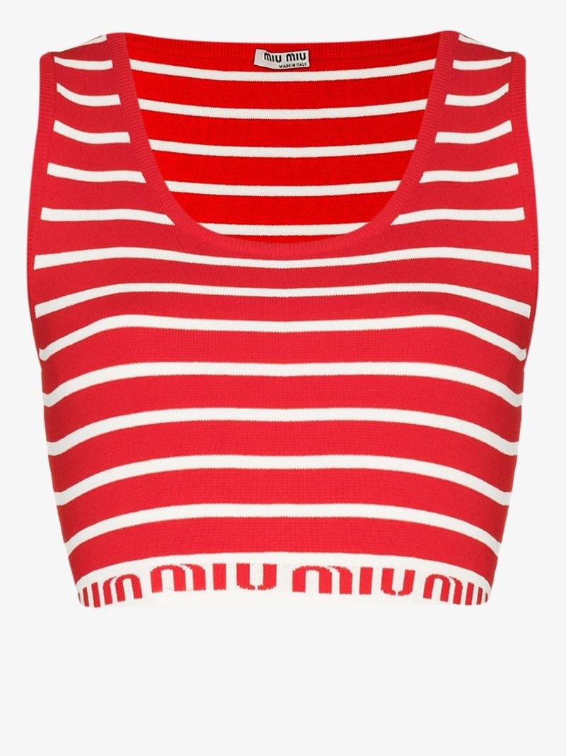 Striped Crop Top