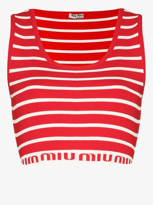 Striped Crop Top
