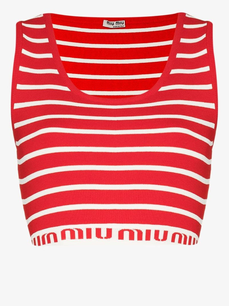 Striped Crop Top