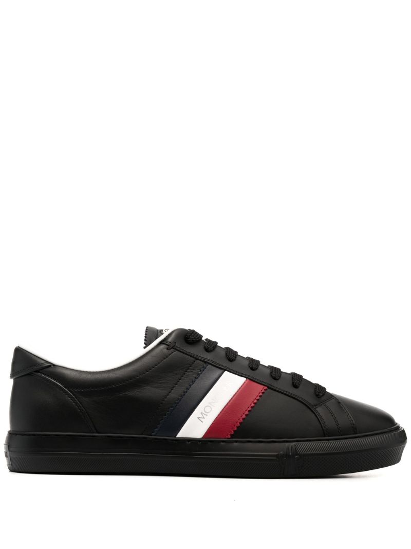 Black New Monaco Leather Sneakers