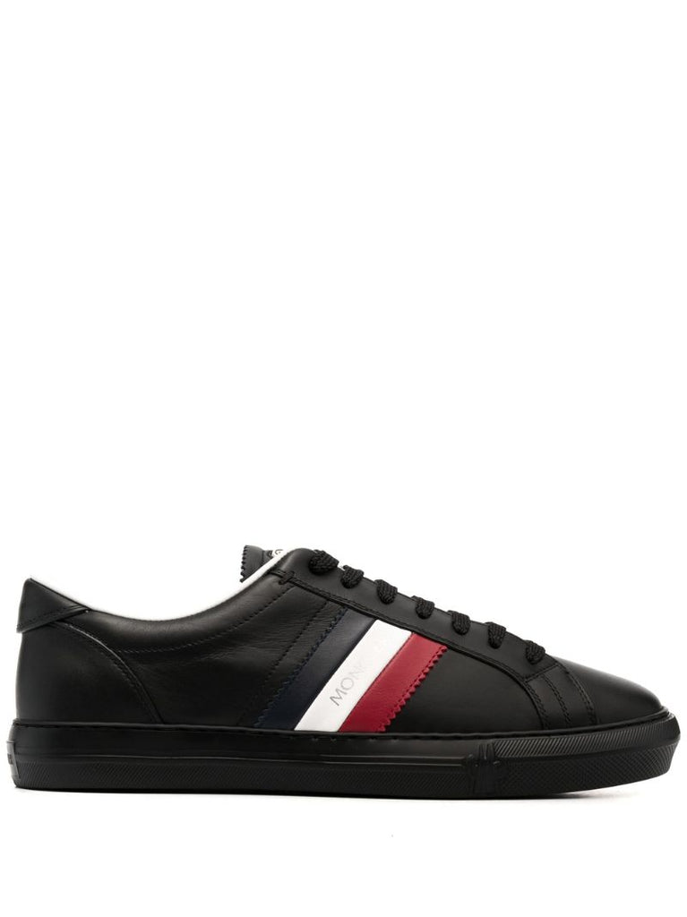 Black New Monaco Leather Sneakers