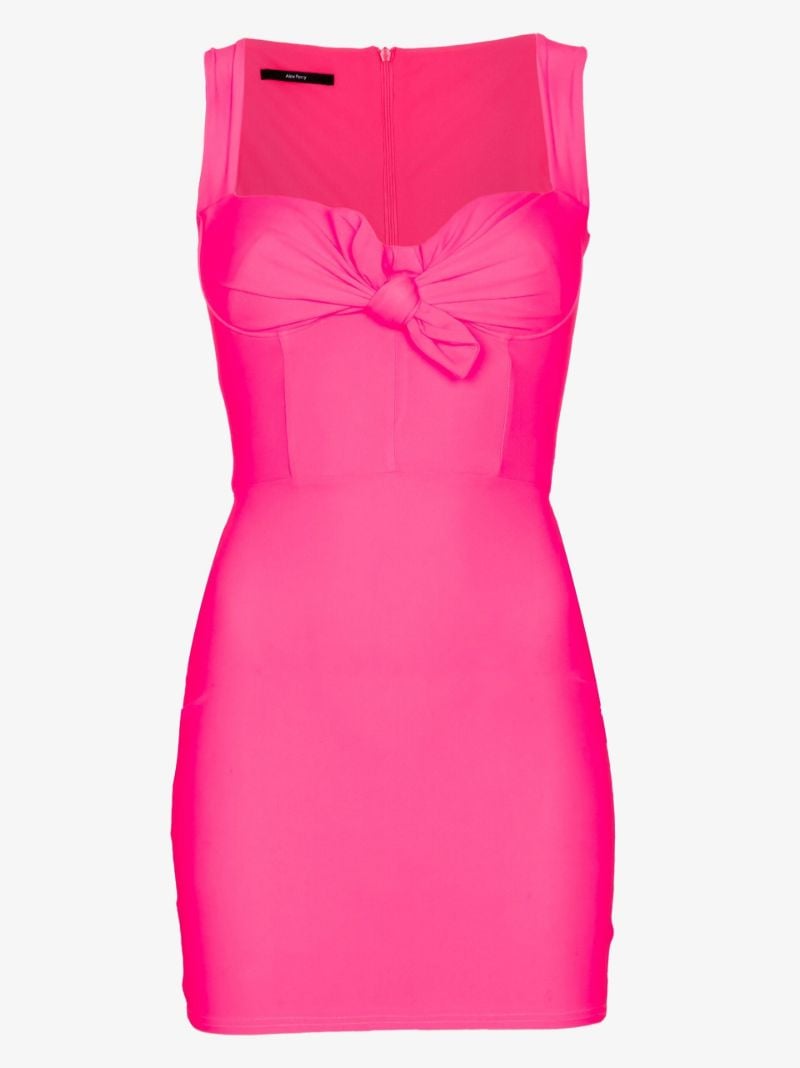 Pink Orin Bow Tie Mini Dress