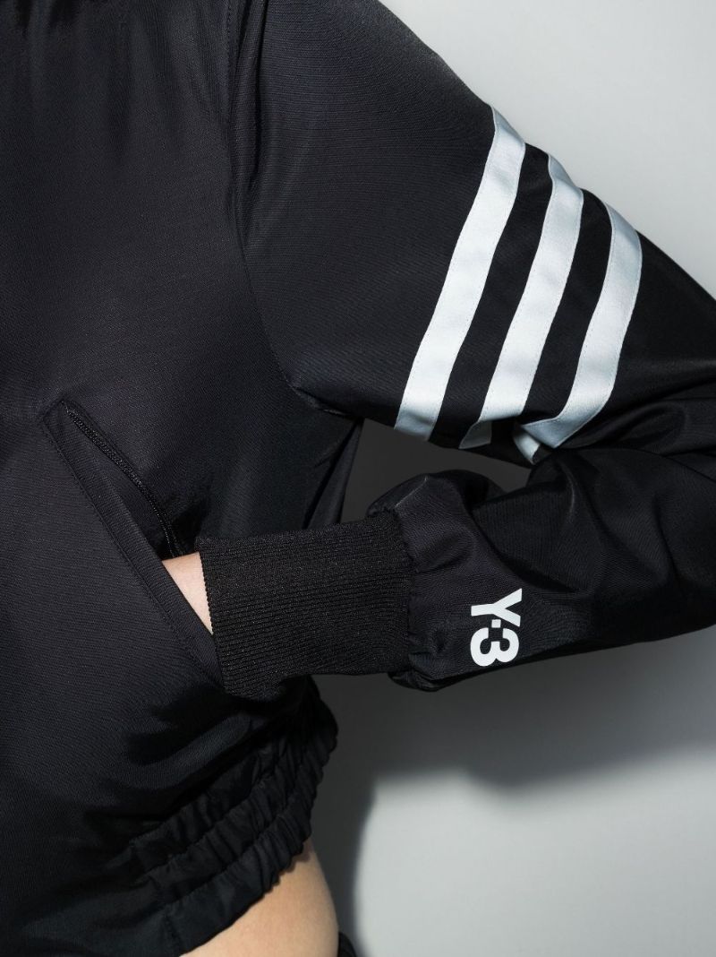 Ch1 Striped Cropped Jacket
