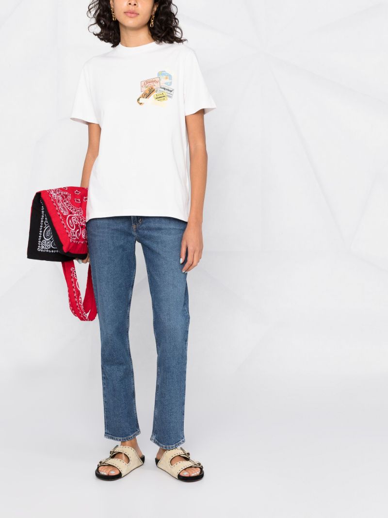 Blue Merrel Mid-rise Slim Jeans