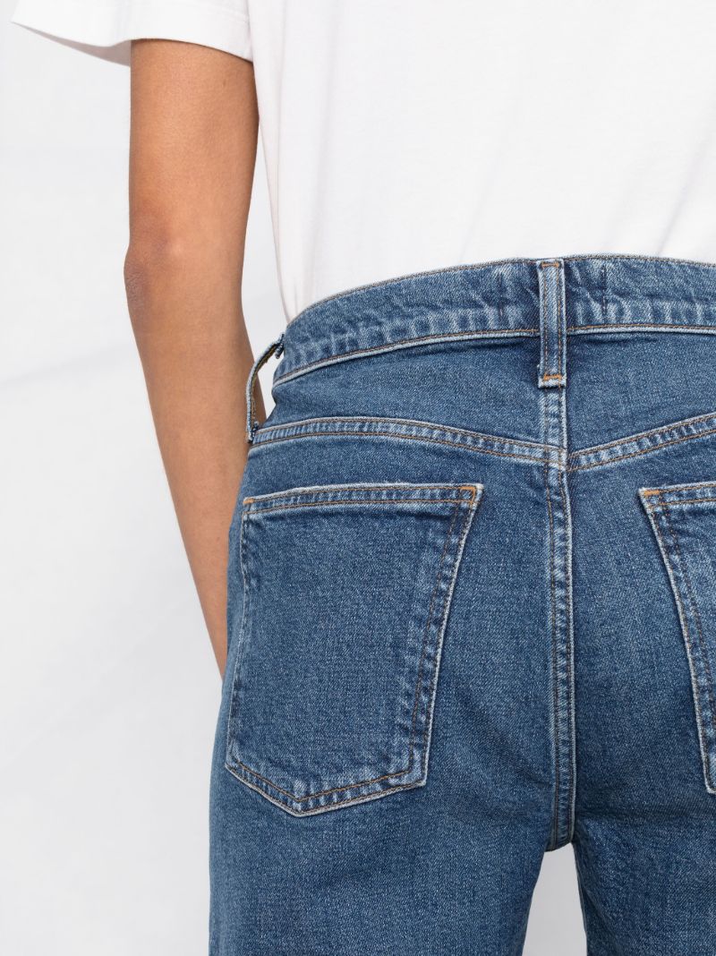 Blue Merrel Mid-rise Slim Jeans