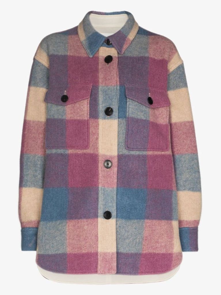 Harveli Checked Shirt Jacket