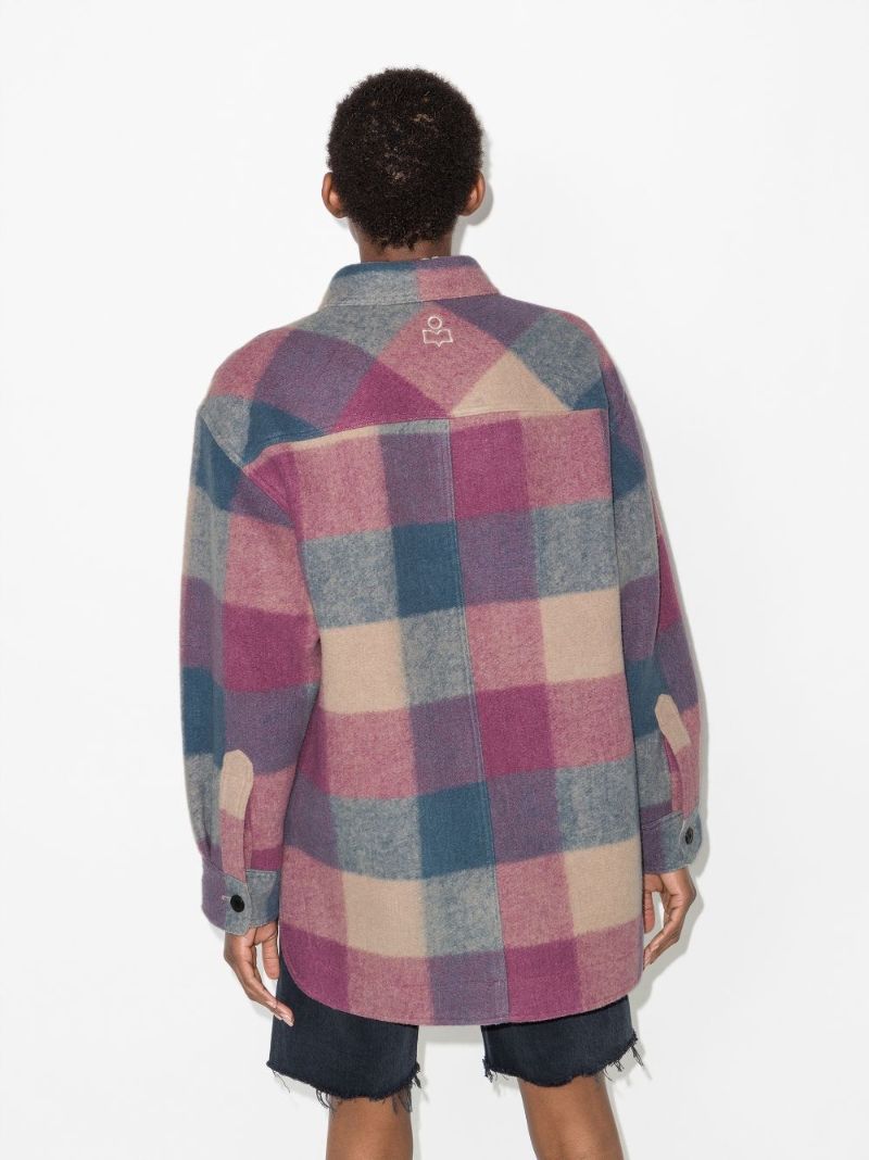 Harveli Checked Shirt Jacket