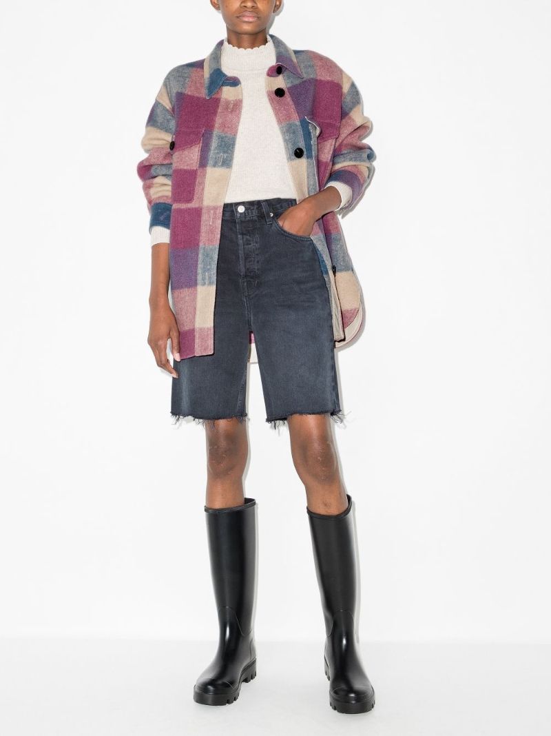 Harveli Checked Shirt Jacket