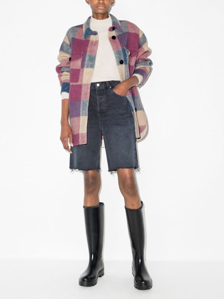 Harveli Checked Shirt Jacket