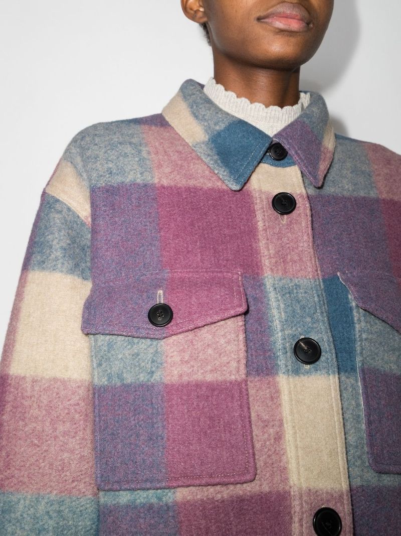 Harveli Checked Shirt Jacket