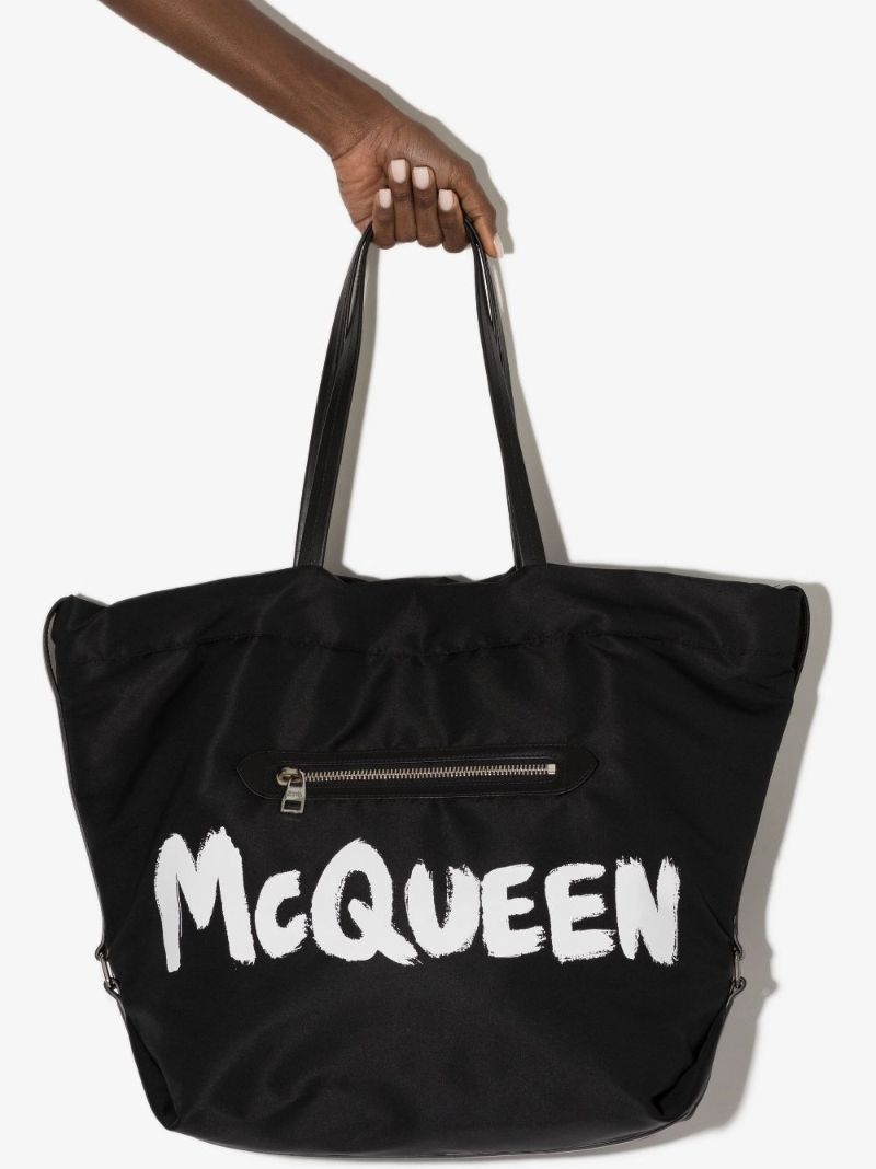 Black the Bundle Logo Tote Bag