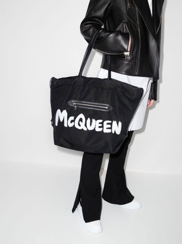 Black the Bundle Logo Tote Bag