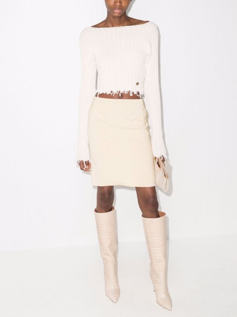 La Jupe Pina Wool Skirt