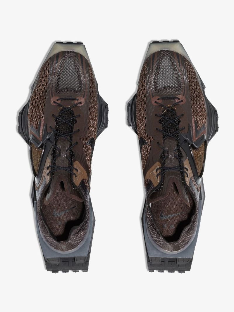 Brown X Mmw Zoom 004 Low-top Sneakers