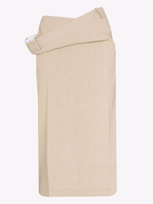 La Jupe Vela Linen Midi Skirt