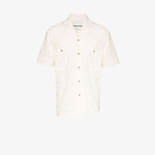 Fline Short Sleeve Lace Shirt