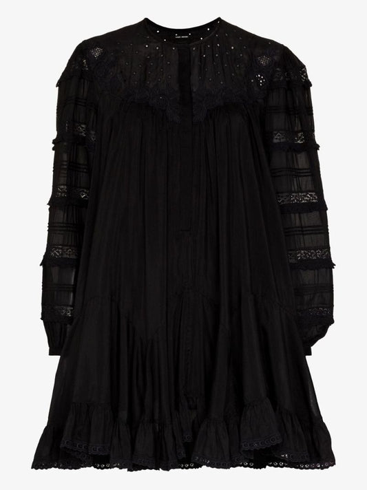 Gyliane Lace Insert Mini Dress