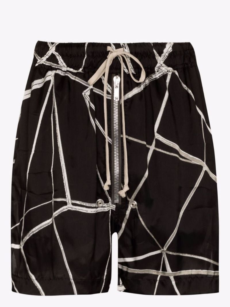 Bela Boxer Geometric-print Shorts