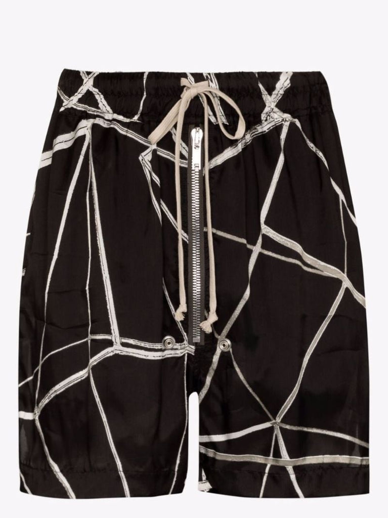 Bela Boxer Geometric-print Shorts