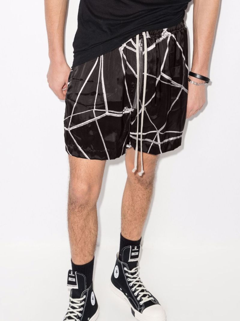 Bela Boxer Geometric-print Shorts