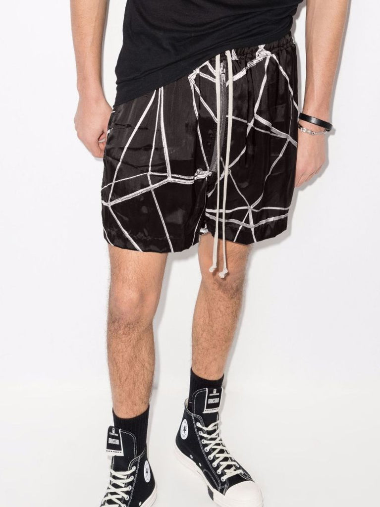Bela Boxer Geometric-print Shorts