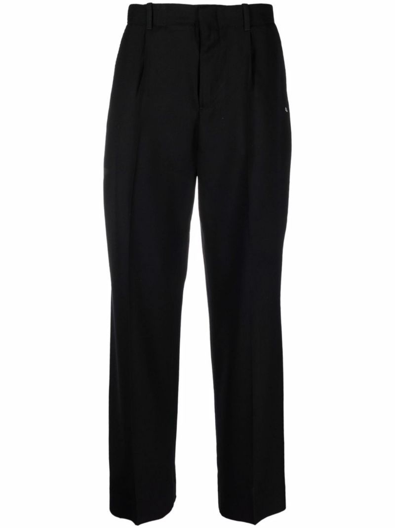 Black Borrowed Chino Wool Trousers