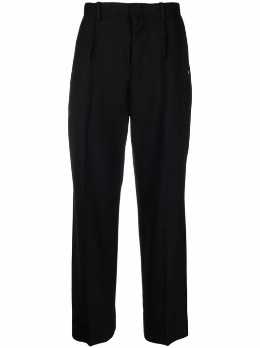 Black Borrowed Chino Wool Trousers