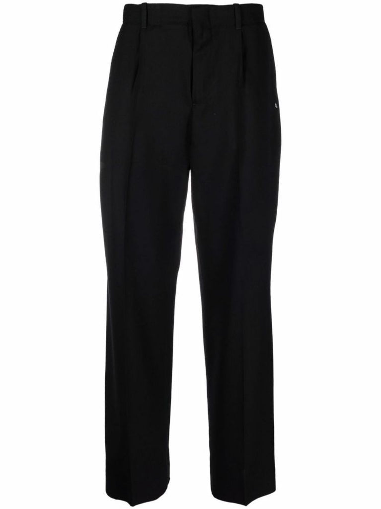 Black Borrowed Chino Wool Trousers