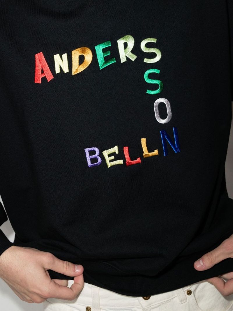 Logo Embroidered Cotton Sweatshirt