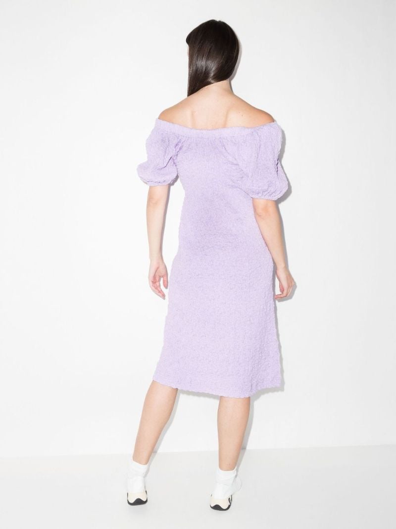 Garance Bardot Puff Sleeve Dress