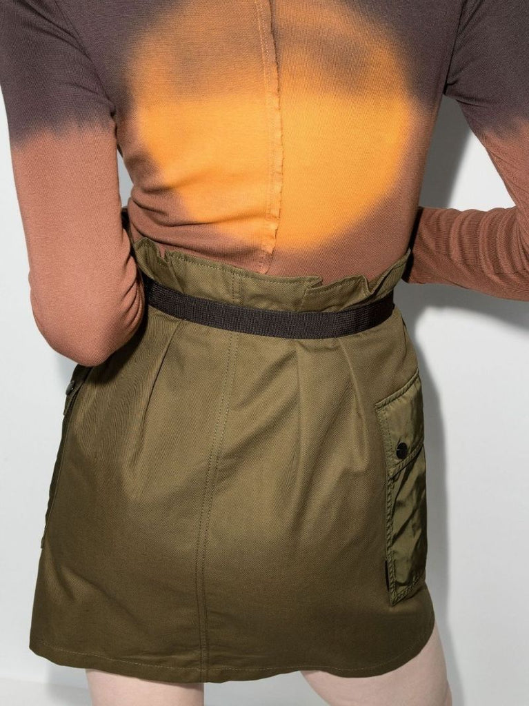 Belted Utility Mini Skirt