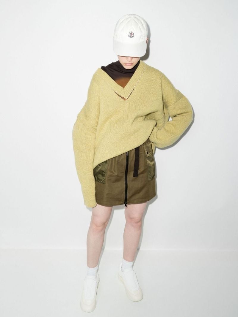 Belted Utility Mini Skirt