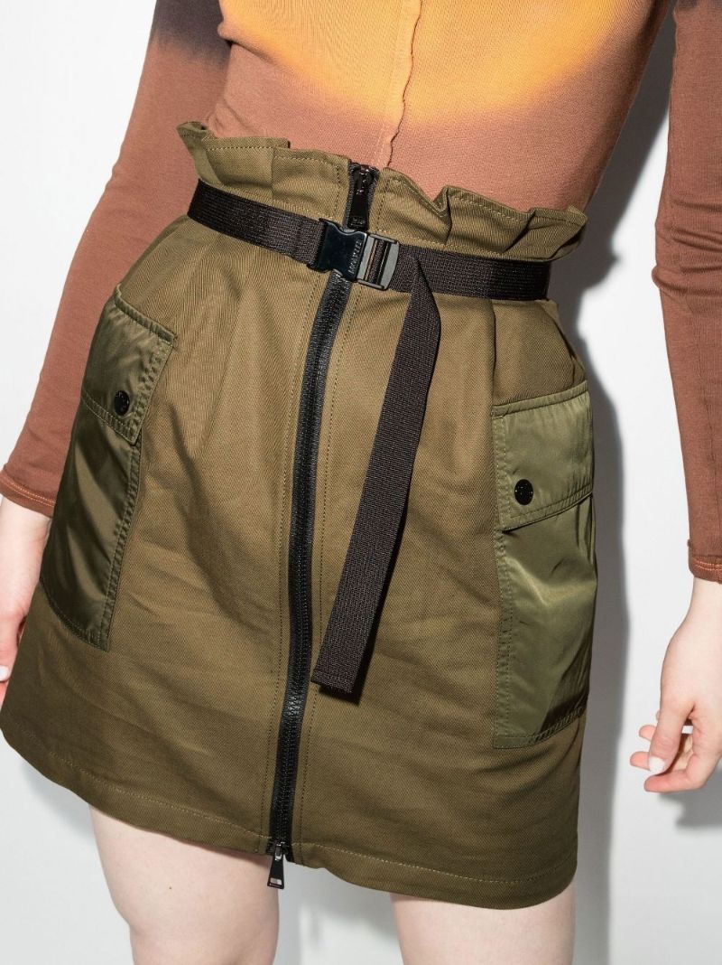 Belted Utility Mini Skirt