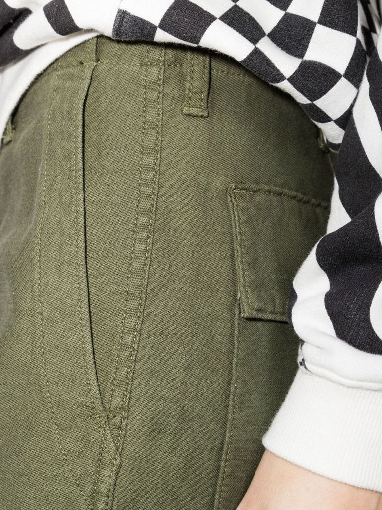 Low-rise Wide Leg Cotton Trousers