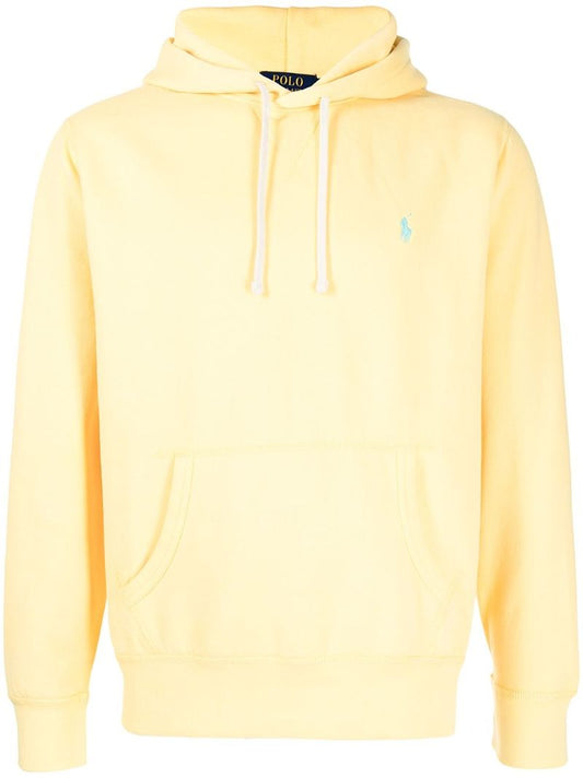 Yellow Polo Pony Drawstring Hoodie