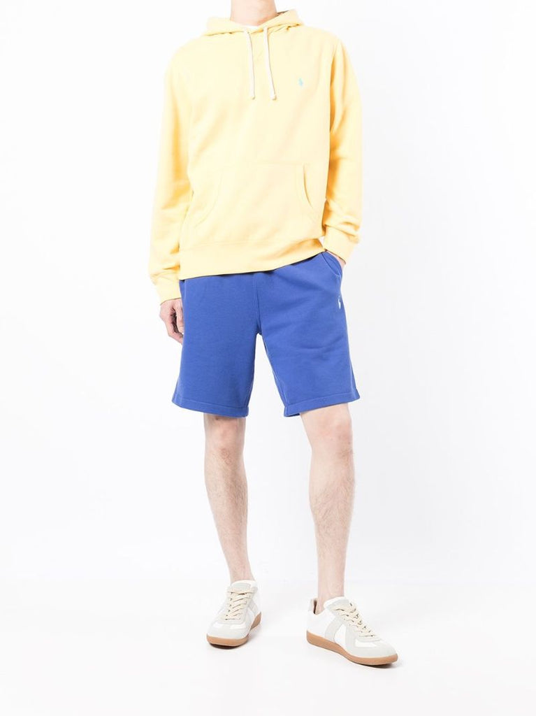 Yellow Polo Pony Drawstring Hoodie