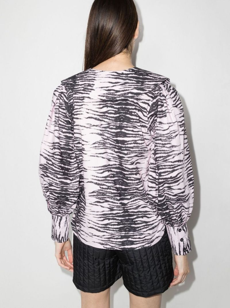 Tiger Stripe Organic Cotton Poplin Shirt