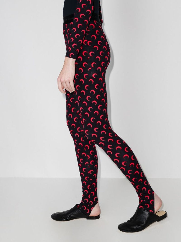Fuseaux Crescent Moon Print Leggings