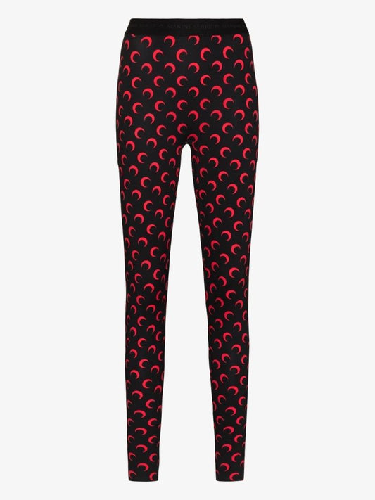 Fuseaux Crescent Moon Print Leggings