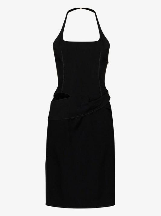 La Robe Hielo Halterneck Dress