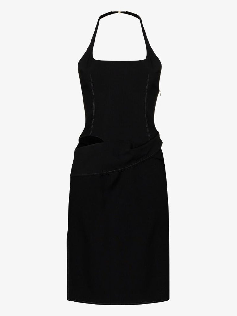 La Robe Hielo Halterneck Dress