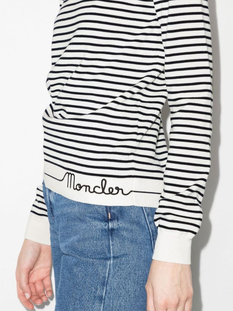 Striped Long Sleeve Cotton T-shirt